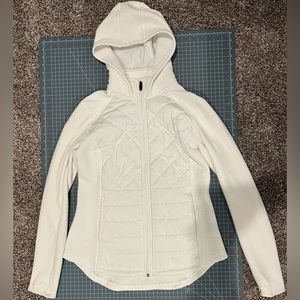 Fila sport white mixed media jacket